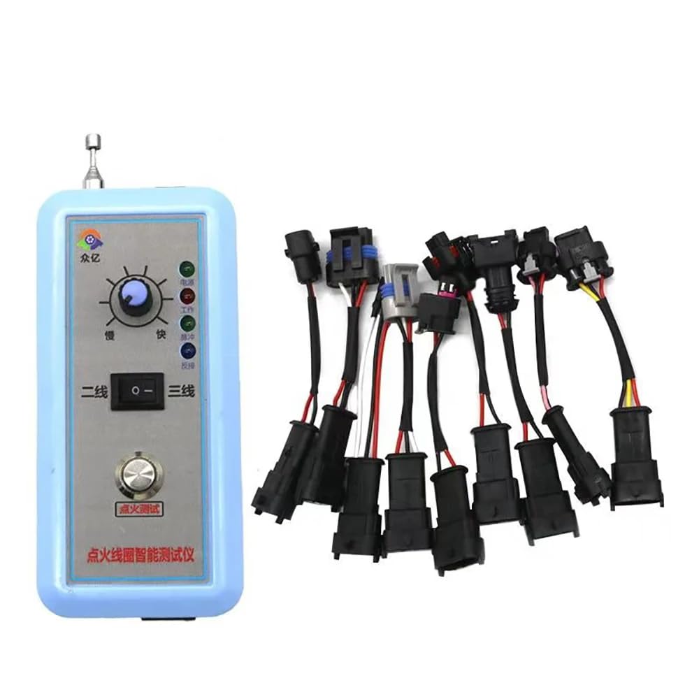 Toplionace Probador Inteligente de Bobinas de Encendido para Automóviles, 12V/24V, Instrumento Universal de Detección y Diagnóstico del Sistema de Encendido.