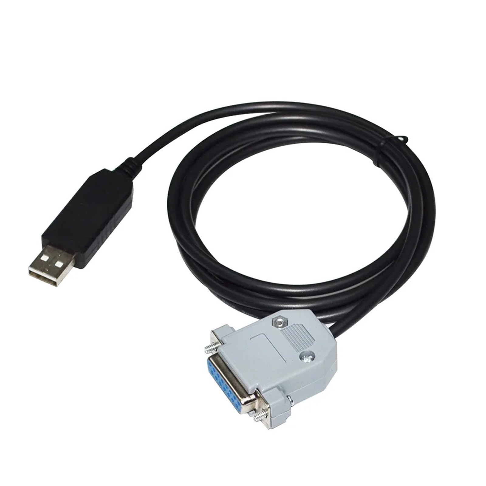 USB to D-SUB 15-PIN DB15 Female Adapter RS232 Serial Communication Cable(1.8M)