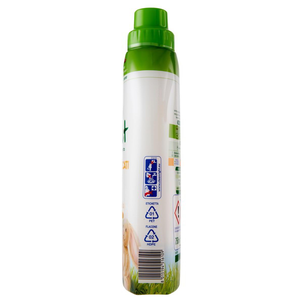 CHANTECLAIR VERT detersivo liquido Capi Delicati Bebè Mandorle – Detersivo igienico per capi delicati – 750 ml + portachiavi Beni Culinari