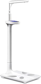 TECHTONGDA 110V Height and Weight Physician Scale Ultrasonic Body Weight Doctor Weighing Balance with LCD Display for Office Home Gym