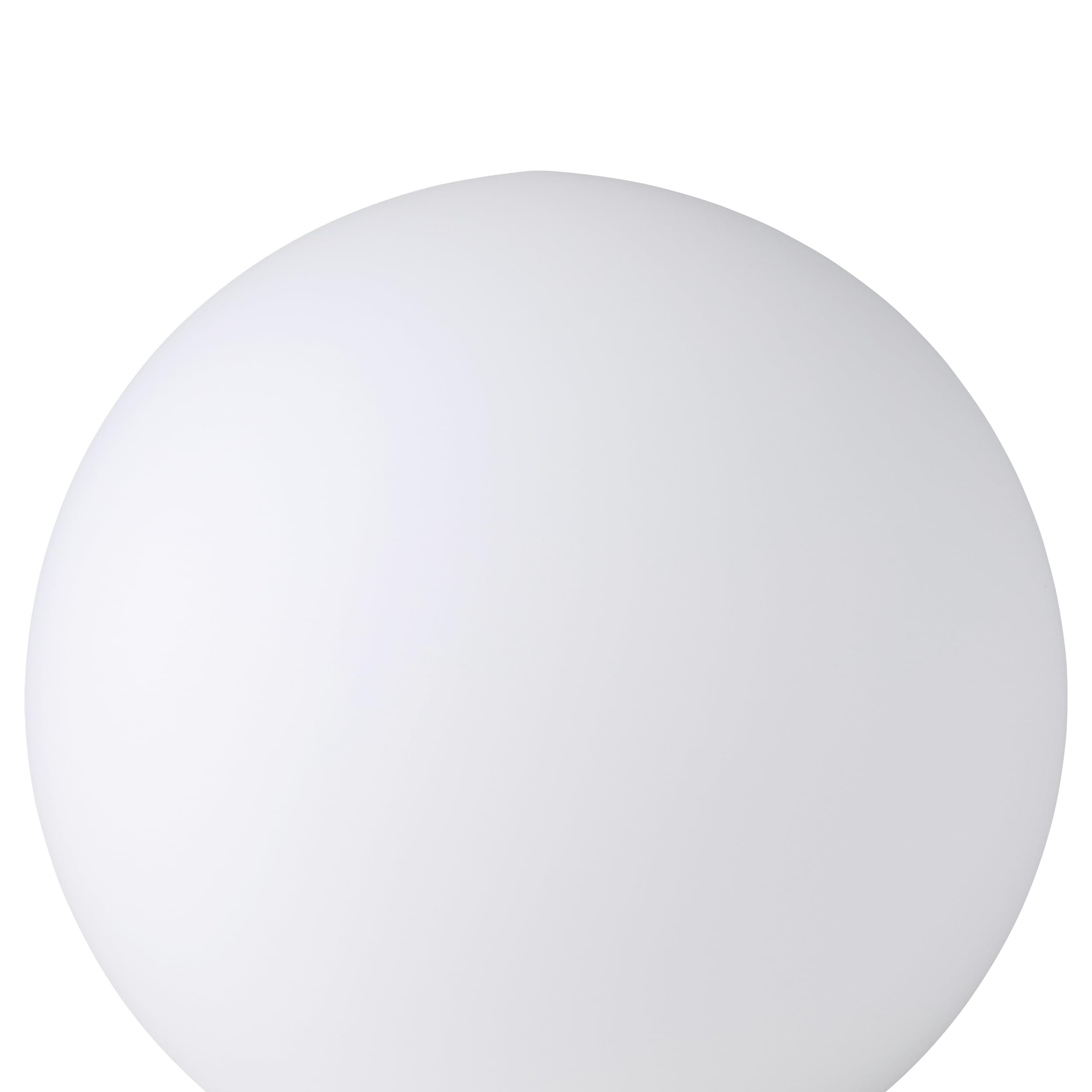 Eglo Rondo lámpara de mesa, luz de noche de cristal opalino blanco mate, color blanco, casquillo E27, con interruptor