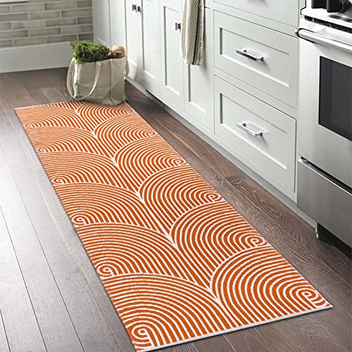 Tiffasea Washable Runner Rug 2'X6', Hallway Runner Rug Long Kitchen Rugs Laundry Room Rug Cotton Woven Area Rug Entryway Rug Throw Rugs Indoor Outdoor Rugs For Bedroom/Bathroom/Living Room #TOP22