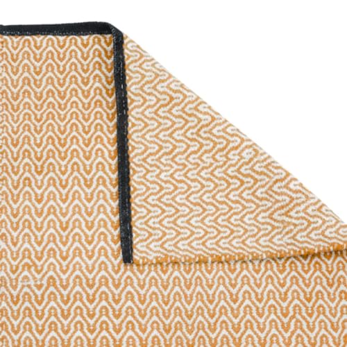 Image of Pure cotton anti-skid, machine wash yoga mat. 73inches x 24inches, 5mm thickness (7mm (Rust Orange))