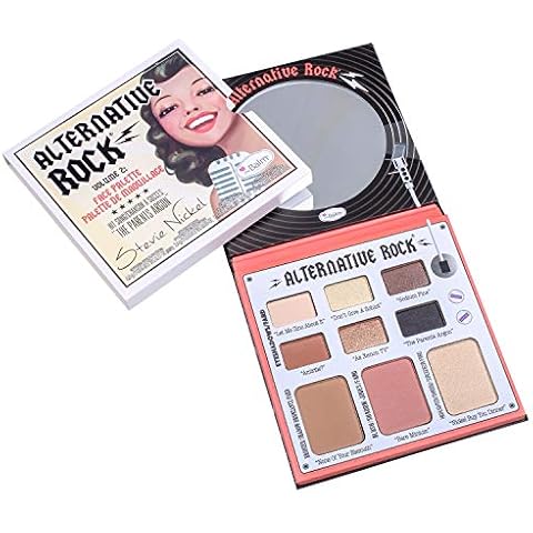 theBalm, Alternative Rock Face Palette, Bronzer Highlighter Makeup Kit, Easily Blendable 6 Triple Milled Blush Shadows for Women - Vol. 2 Cover
