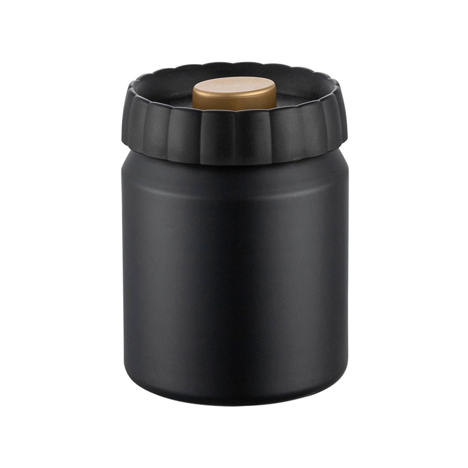 Piceioep Stainless Steel Coffee Jar Vacuum Sealed Food Safe Container Large Capacity for Teas Storage Stainless Steel Coffee Canister