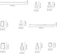 Vista 7 de Florero de flores, sellos transparentes para hacer tarjetas y decoración de álbumes de fotos, botellas de plantas pequeñas, sellos de goma, sellos