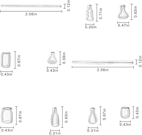 Miniatura 7 de Florero de flores, sellos transparentes para hacer tarjetas y decoración de álbumes de fotos, botellas de plantas pequeñas, sellos de goma, sellos
