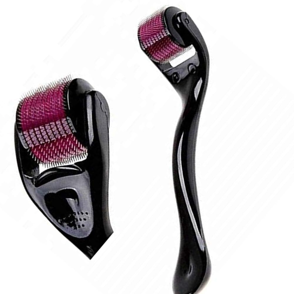 Titanium Derma Roller 0.5mm Scalp Massager | 540 Micro Needles Reduces Hair Fall & Acne Scars Men By RMR Jaihind EP-image-15