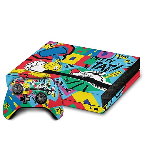 Autocollant Xbox One X Looney Tunes : protégez votre console contre les rayures et l'usure