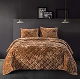 SHALALA NEW YORK Lightweight Summer Quilt,Queen Bedding Quilt Sets,Velvet Comforter,Luxury Diamond B