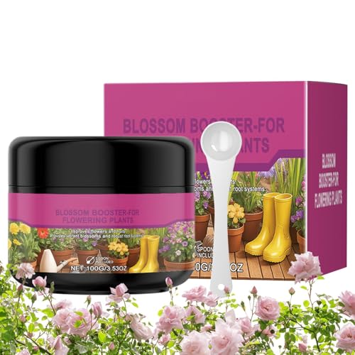 Fertilizante para la floración de 100g ideal para cuidar tu jardín interior y plantas de casa