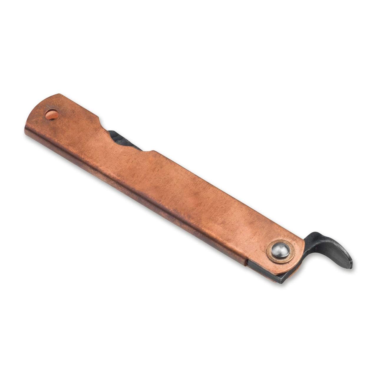 Higonokami 01PE316 Unisex – Erwachsene Irogane Taschenmesser, Silber, 16,5 cm