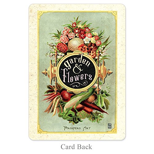 Prospero Art Garden & Flowers Naipes de Poker miniatura 5