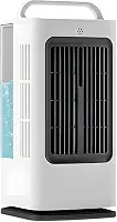 Climatizador Evaporativo Portátil com Umidificador, Oscilação 120°, 3 Velocidades, Timer 4h, Tanque para Gelo, Controle Remoto, 35W, Silencioso ≤45dB para Quarto/Escritório/Cozinha