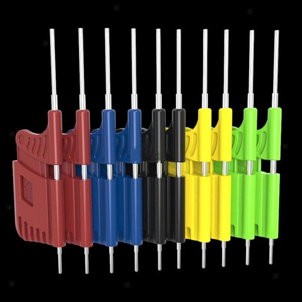 RichVibe SDK08 Lot de 10 clips de test SOIC TSSOP TSOP ICs, pas de 0,3 mm, 40 V 2 A, compatible GaN, haute fiabilité
