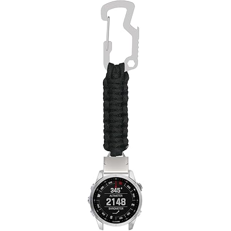 Lanyard Watch: Paracord EDC Strap for Garmin Smartwatches