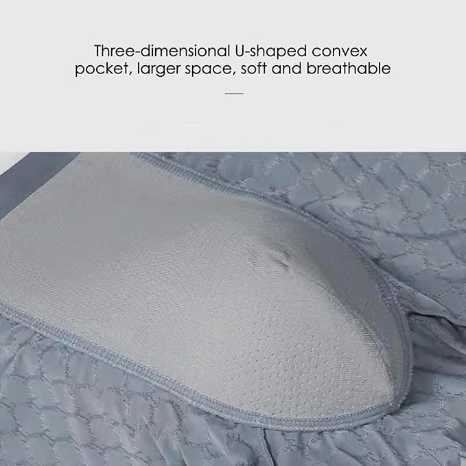 Men's Ice Silk Mesh Boxer Briefs - Breathable & Comfort Low Rise Underwear with Seamless Design for All-Day Wear2