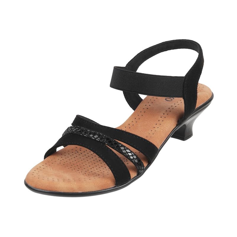 Metro Women Black Synthetic Sandals - EU/38 UK/5-33-192 (B0D4HNPF9Q) Amazon Price History, Amazon Price Tracker