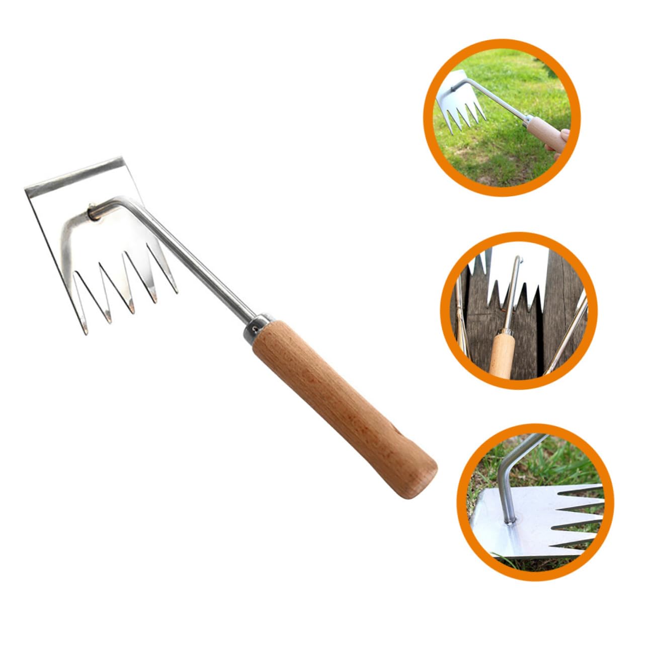 Toyvian 4 Stück Hand Unkrautstecher Robuster Gartenwerkzeug für Effektives Jäten und Unkrautentfernung für Enge Pflasterfugen und Oberflächenbearbeitung