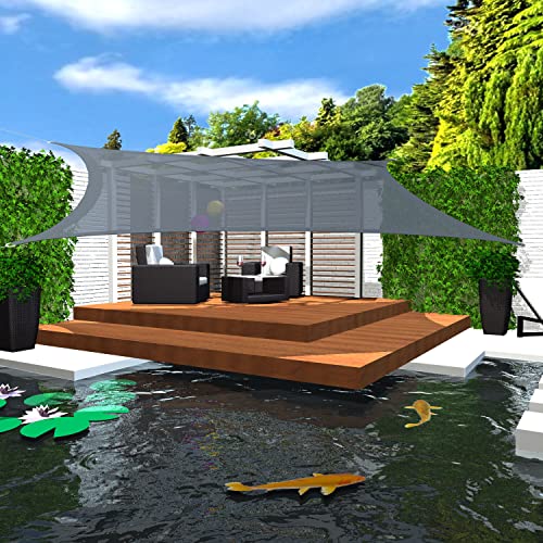 Voile d'ombrage 4x4 AMANKA toile pergola bache terrasse anti-UV