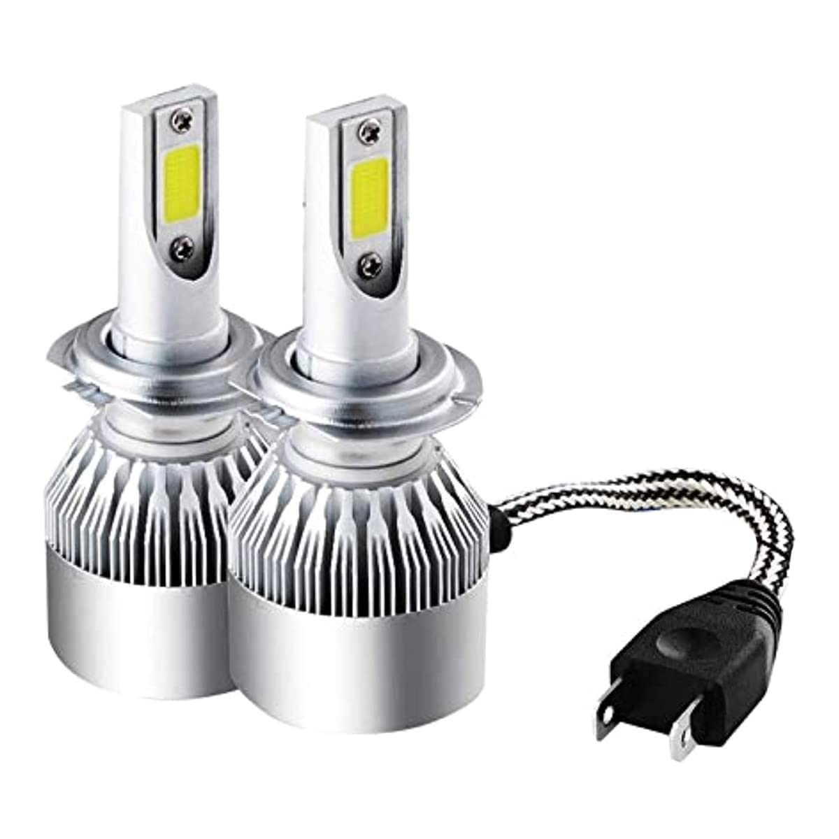 V.Ecom's C6 LED H4 All in One Light Bulb 36W LED Car Headlight Bulb Fog Lamp Bulb for Cars 3800LM White