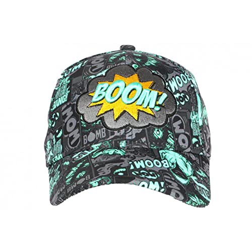 Casquette enfant turquoise ajustable protégeant du soleil - 3