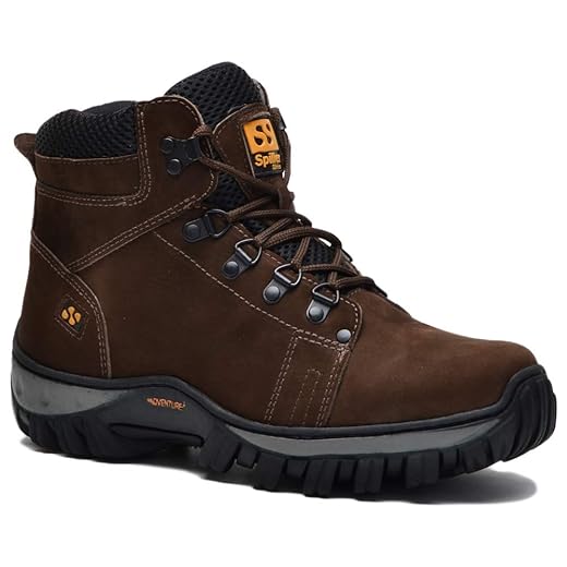 Bota Adventure Coturno Masculino Trail Spiller Shoes Casual - Preto