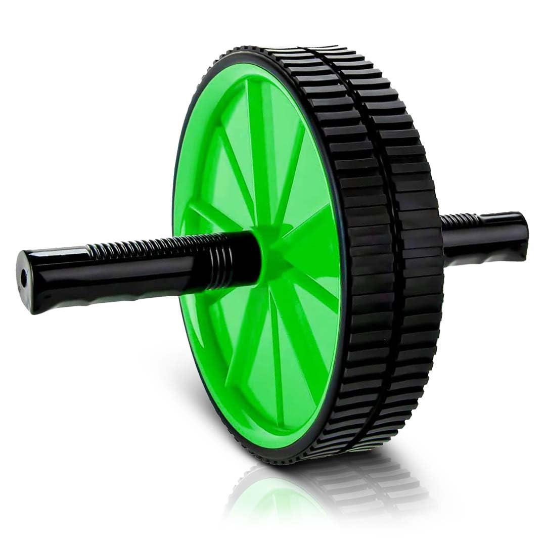 De Jure Fitness Dual Wide Ab Roller Wheel for Abs Workouts Home Gym Abdominal Exercise/Core Workouts for Men and Women (Green) (B07HNQRFB1) Amazon Price History, Amazon Price Tracker