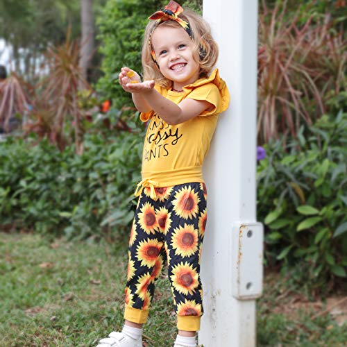 Image of Renotemy Newborn Infant Baby Girl Clothes Summer Outfits Infant Romper Pants Cute Toddler Girl Clothes Gift Set