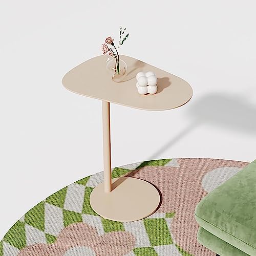 Table d'angle moderne en fer noir comme table de chevet