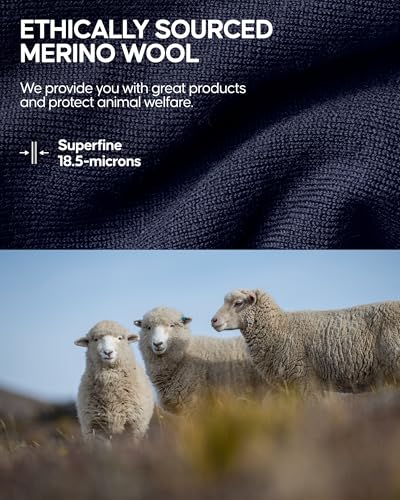 Image of DANISH ENDURANCE Merino Wool Neck Gaiter, Warm Multifunctional Face Cover