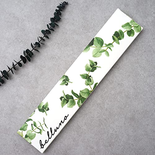 Image of BELLUNO Men's Cotton Floral Skinny Tie, 2.5 inch Width, with Gift Box