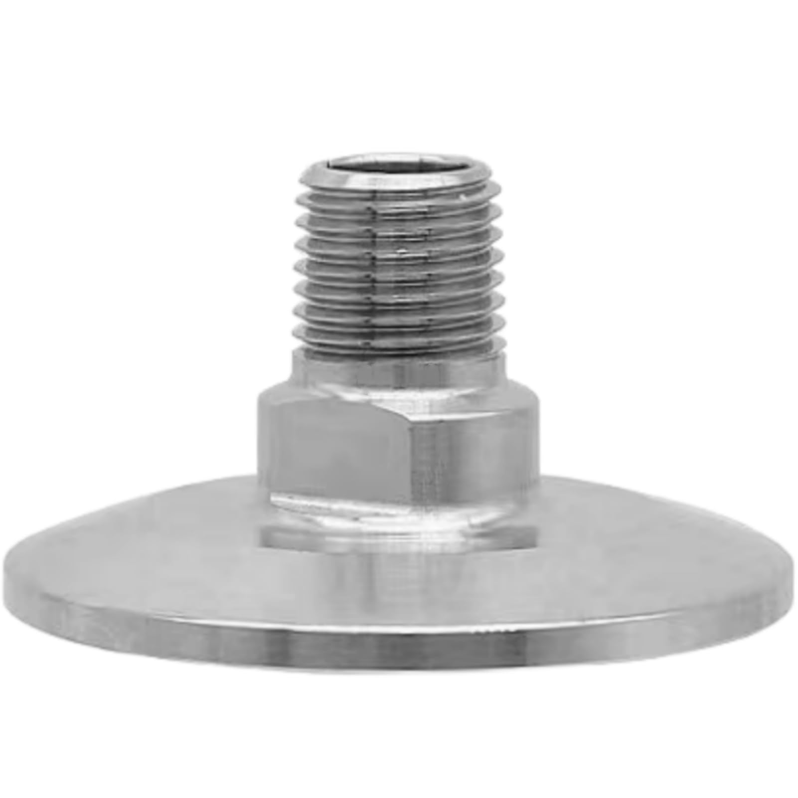 Złącze kołnierzowe, Trójzaciskowy zacisk ze stali nierdzewnej 304 do adaptera męskiego NPT, wiele rozmiarów, 5 szt. pneumatyczno-hydraulicznych(2 inch 1inch NPT Male)