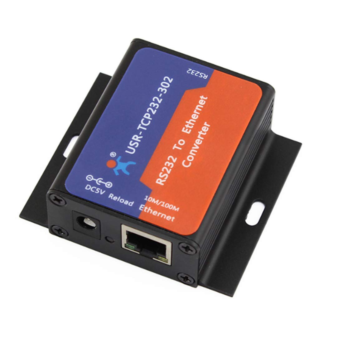 Convertitore Ethernet USR-TCP232-302 RS232 a RJ45, server periferiche seriali, supporto TCP/UDP/HTTP, COM virtuale integrato, configurazione Web, aggiornamento firmware di rete