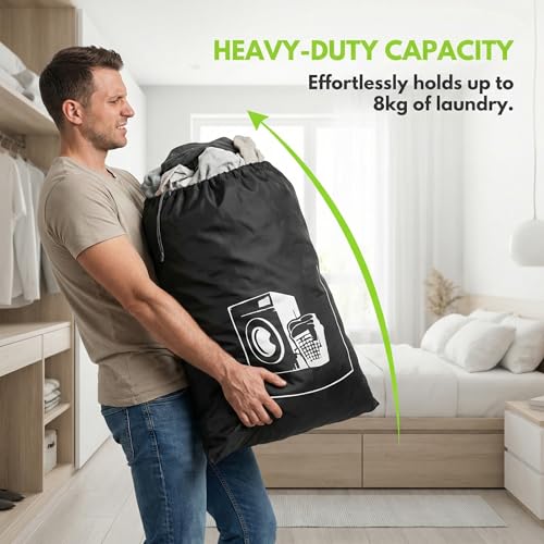 Bolsas de almacenamiento de tela Oxford altamente duraderas y lavables con cordón 6