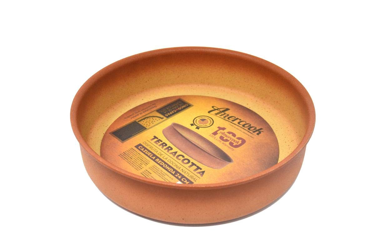 Cazuela Horno Amercook Terracotta 24 cm