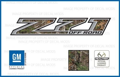 Miniatura 2 de Decal Mods Z71 Offroad Truck Stickers Adhesivos Realtree se adapta a Chevy Silverado - AP (2014-2017) Bedside (juego de 2)  FG7G4