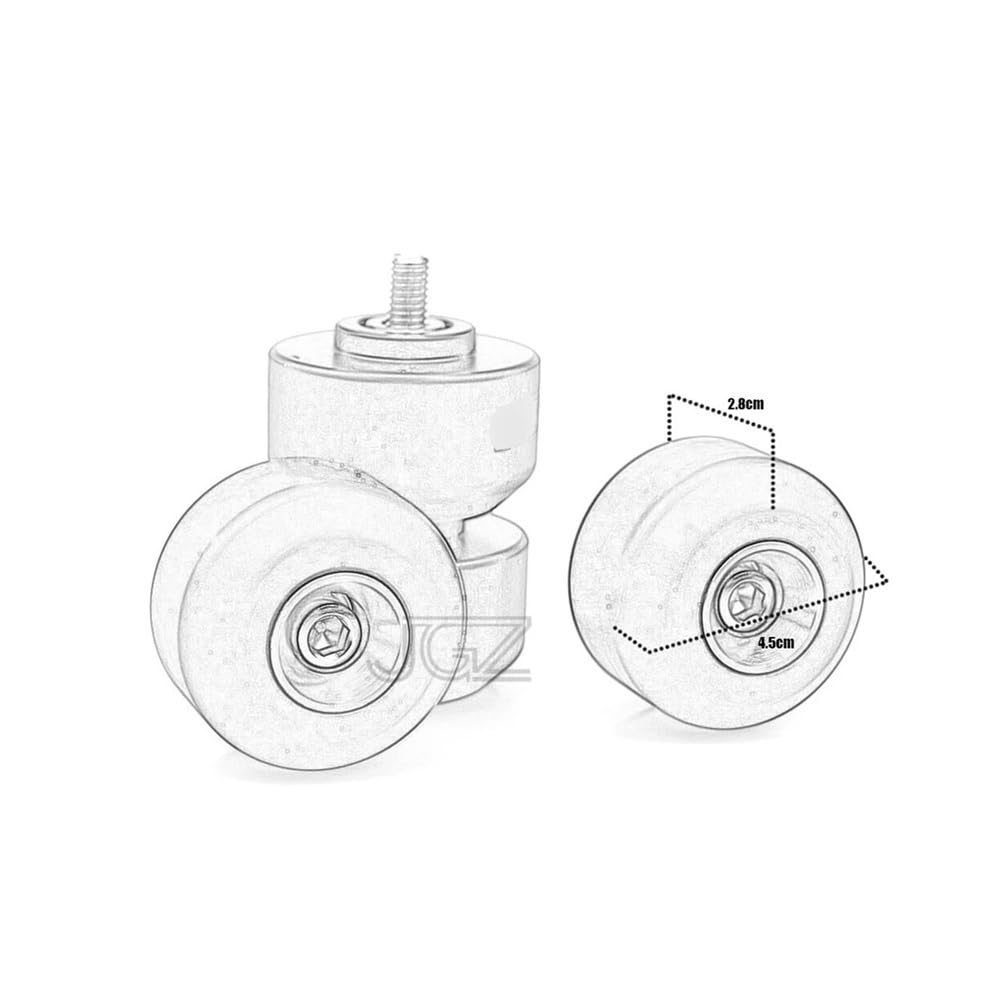 Moto Tamponi Paratelaio Slider telaio arancioni per moto, forcella anteriore e posteriore, cuscinetti anticaduta per 125, 200 250 dal 2013 al 2016