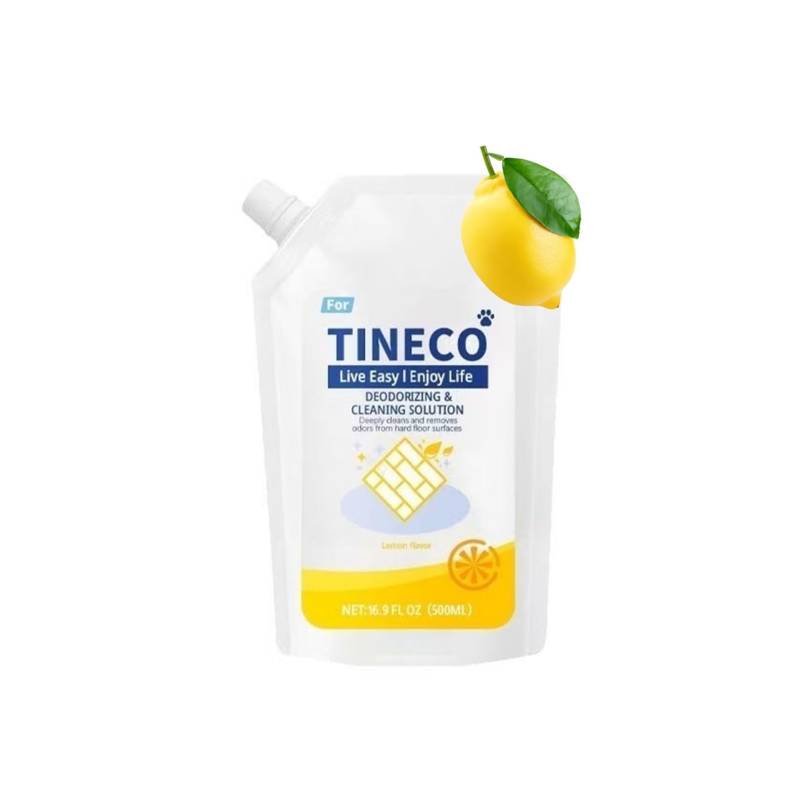 500 Ml (16,9 Oz Fl) Limpiador De Pisos Con Aroma A Naranja. Compatible Para Tineco FLOOR ONE S3/S5/Pro2/Combo/S7Pro. Gama Completa De Soluciones De Limpieza(3 bag)