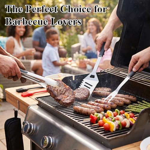 Set de 5 piezas para parrilla en acero inoxidable miniatura 7