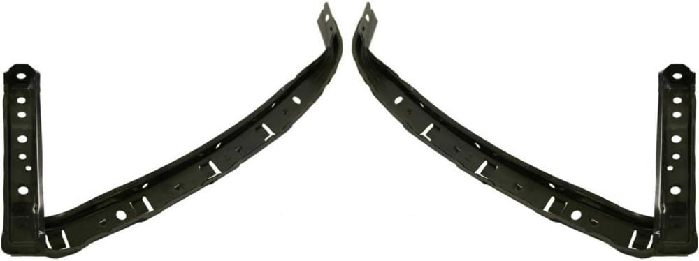 Evan Fischer Bumper Bracket Set Compatible with 2006-2011 Honda Civic, 4-Door, Sedan, Upper Cover Bracket, Front, Driver and Passenger Side HO1067108, HO1066106