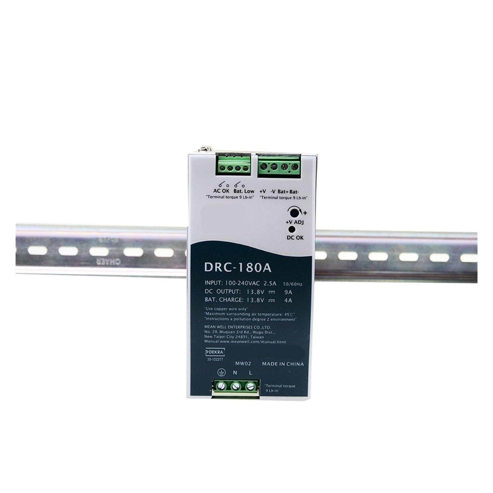 PWANUIGTE Switching Power Supply DRC-180 DRC-180A DRC-180B 180W Single Output with Battery Charger(DRC-180B)