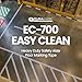 DuraMark EC700 Floor Marking Tape for Concrete and Pavement | Industrial Marking Tape for Warehouses | Long-Lasting | High Durability, White, 4 Inches by 108 Feet
