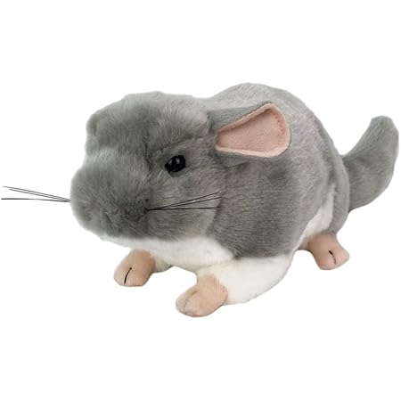 Amazon Co Jp Sharplace 動物ぬいぐるみ チンチラ コットン ふわふわ かわいい おもちゃ コレクション 置物 ギフト ブラウン おもちゃ