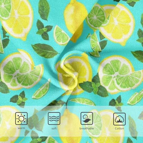 Joisal Pattern Toddlers Underwear Floral 2t Cotton Little Girl Panties Lemons Limes Green Leaves Mint Undies Kids Briefs3