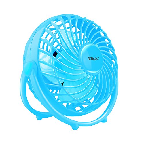 Ventilateur USB portable Nakabayashi Digio2 UA-045BL bleu compact