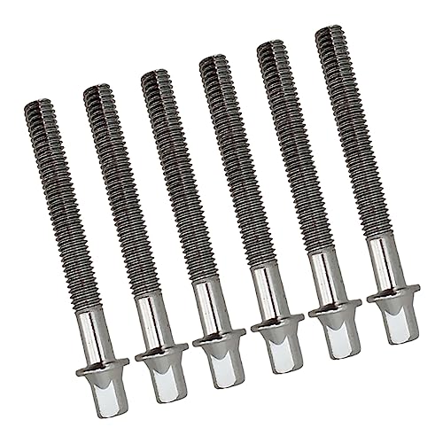 FAVOMOTO Pack de 12 piezas de hardware para batería: tornillos y arandelas metálicos para montaje de aros de bombo, tom y micrófono miniatura 7