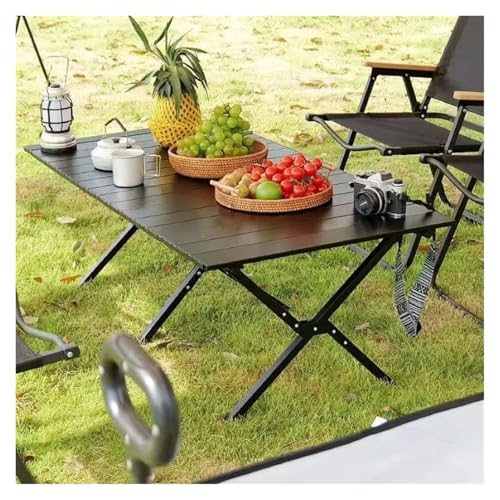 Table de camping pliante portable et ultra légère en métal robuste - 5