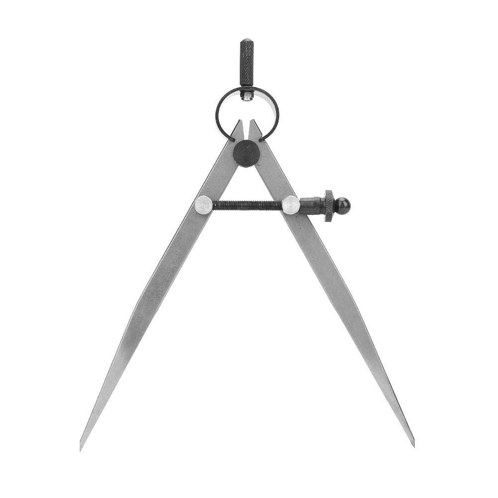 Wing Divider Compass, Spring Divider Caliper, Spring Divider Compass, Wide Application Leathercraft Compass, do sprzętu warsztatowego do sprzętu przemysłowego (150 mm)