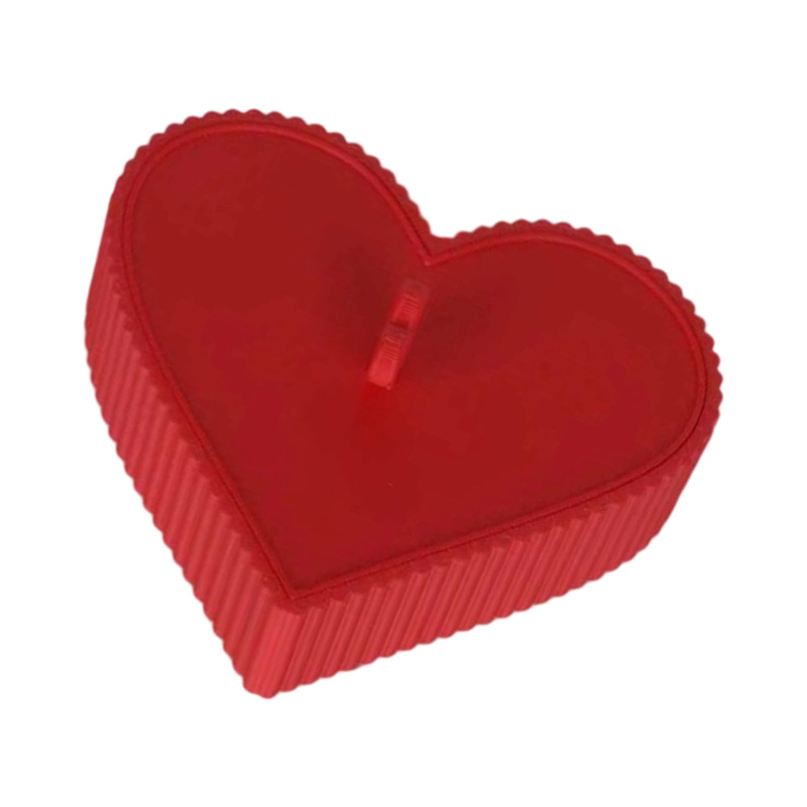 Msioytog Shape Starch Storage Container Food Grade Cornstarch Dispenser Leakproof Kitchen Accessory for Home Heart Shape Corn Starch Container